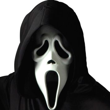 Un splendide masque de Ghostface pour adulte à porter le soir d'Halloween | jourdefete.com