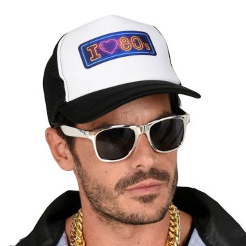 Casquette "I Love 80’s" pour adulte - Années 80