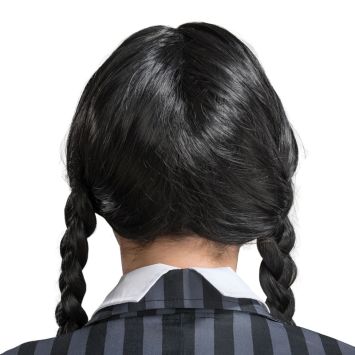 Perruque de Mercredi ® Addams pour adulte