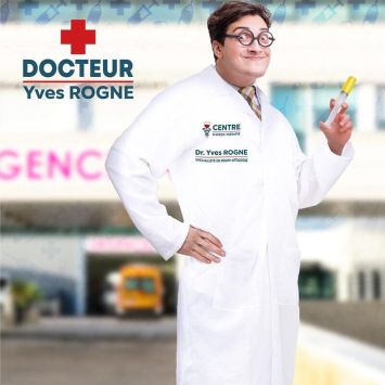 Déguisement de Docteur Yves Rogne pour adulte  - Taille unique