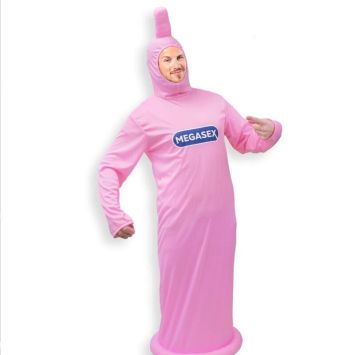 Un préservatif s'invite à la soirée avec sa combinaison | jourdefete.com