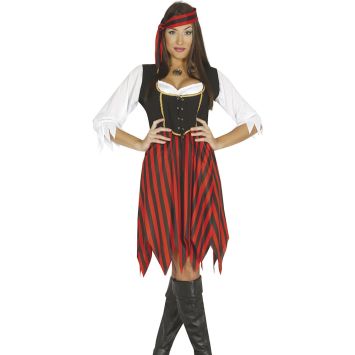 Déguisement de pirate des mers pour femme | jourdefete.com