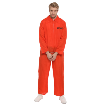 Déguisement de prisonnier américain homme taille au choix | jourdefete.com