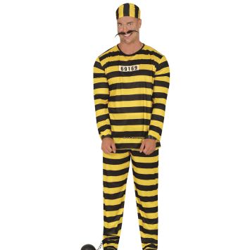Deguisement de prisonnier dalton homme taille au choix | jourdefete.com