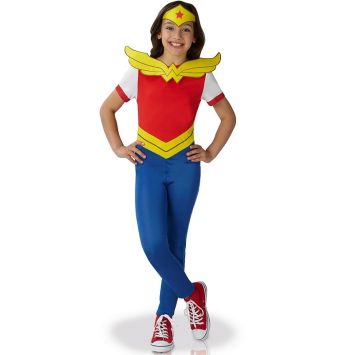 Déguisement Superhéro Girls Fille Wonder Woman - Taille au Choix