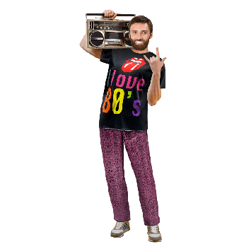 Déguisement des Années 80 pour homme - Taille au choix