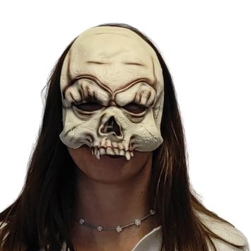 Un angoissant demi-masque de squelette pour Halloween | jourdefete.com