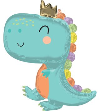 Ballon Supershape™ Bébé Dinosaure - 78 cm | jourdefete.com