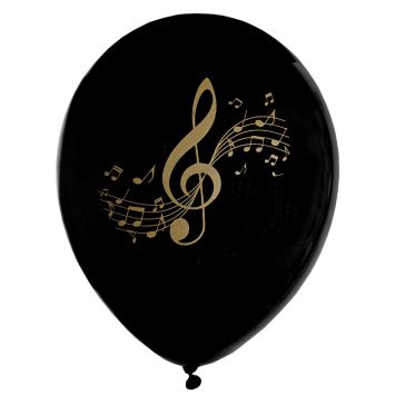 ballon-note-musique-noir-anniversaire|jourdefete.com