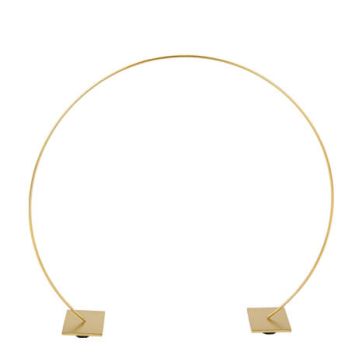 Arceau en métal sur socle - 33,5 x 31 cm - Couleur au choix