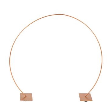 Déco Arceau Métal Rose Gold Sur Socle PM 33,5 x 31 cm | jourdefete.com