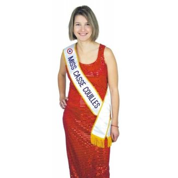 Echarpe de miss au choix | jourdefete.com