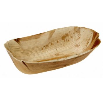 4 corbeilles ovales en palmier de 22 cm | jourdefete.com