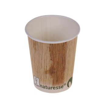 50 gobelets en cellulose et PLA avec décor palmier de 12,5 cl | jourdefete.com