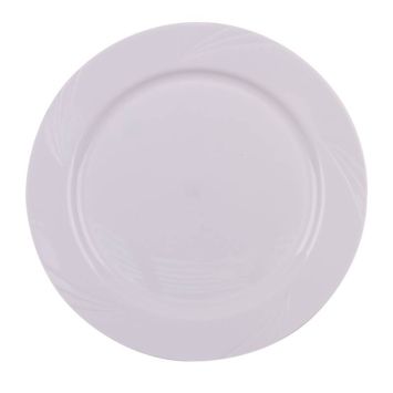 Mangez votre dessert dans des assiettes écolos grâce à ce lot de 10 assiettes "Picnik" blanches incassables en polypropylène - Diamètre 18 cm | jourdefete.com