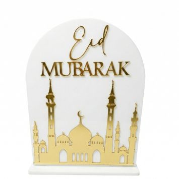 Décoration à poser "Eid Mubarak" - 27 x 22 cm - Eid Mubarak