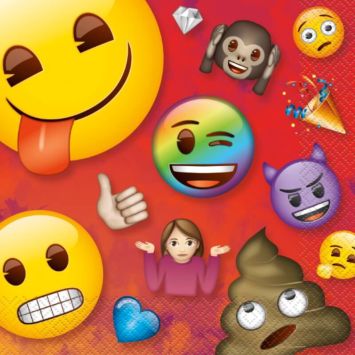 serviettes-jetables-smiley-emoji | jourdefete.com