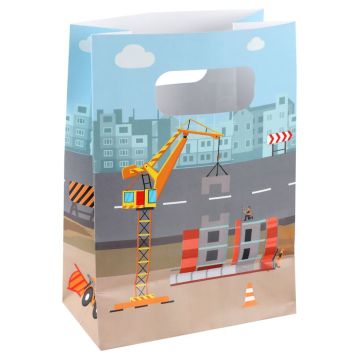 Un lot de 10 sacs cadeaux pour l'anniversaire "En chantier" de votre enfant | jourdefete.com