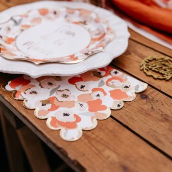 16 Serviettes - Collection Anémone