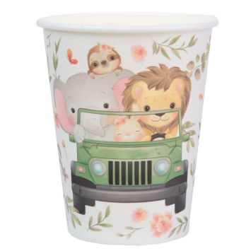 10 gobelets en carton de la collection explorateur