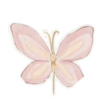 Serviettes en papier Fairy World rose pastel et lilas 33x33 cm x10 | jourdefete.com