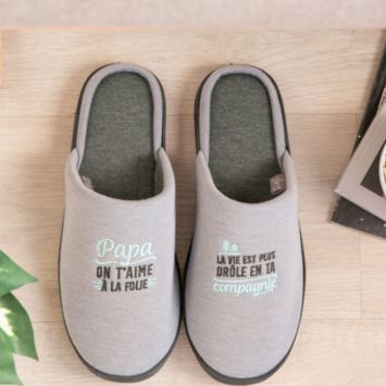 Chaussons Papa on t'aime à la folie - Mr. Wonderful