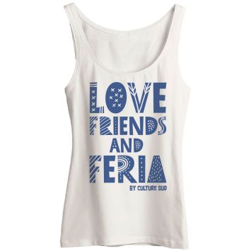 Débardeur "Love Friends and Feria" pour femme - Féria - Taille unique