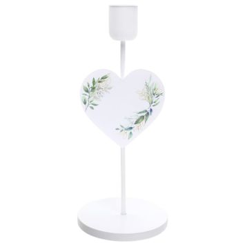 Un joli bougeoir aux motifs de feuilles vertes pour votre table lors de votre événement | jourdefete.com