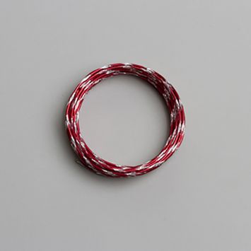 Fil Métallique Arlequin Rouge - 5m