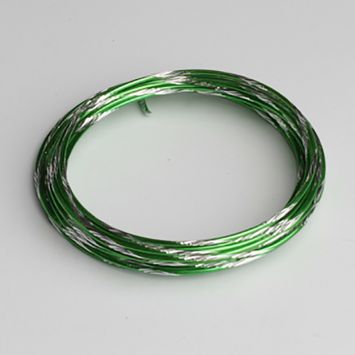 Fil Métallique Arlequin Vert - 5m
