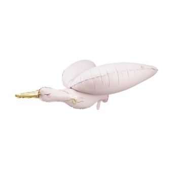 ballon cigogne rose | jourdefete.com