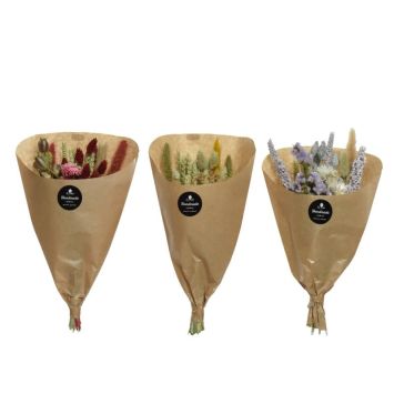 Bouquet de fleurs séchées - 12 cm