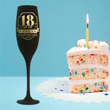 Flûte Noire effet or - 18 ans 