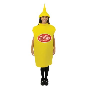 Déguisement humoristique de Moutarde pour adulte - Taille unique