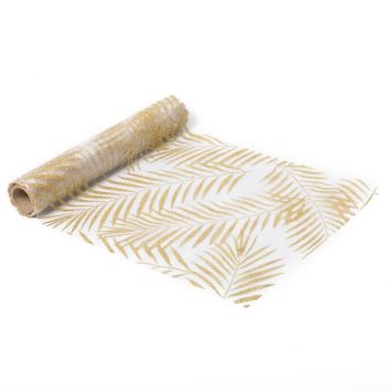 palmier-chemin-table-or | jourdefete.com