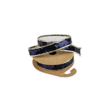 ruban-adhesif-bleu-marine-sequins | jourdefete.com