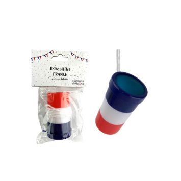 boite sifflet tricolore | jourdefete.com