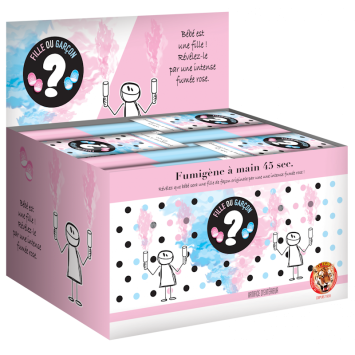 Fumigène à main pour Gender Reveal - Modèle au choix