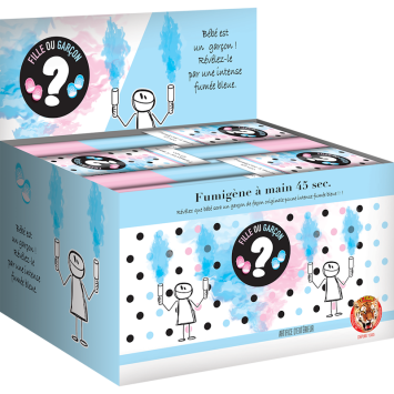 Fumigène Gender Reveal pour révéler le sexe de bébé avec style | jourdefete.com