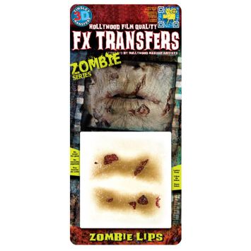 Transfert cicatrice 3D "Lèvres putréfiées"