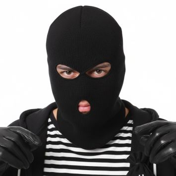 Cagoule noire de Voleur