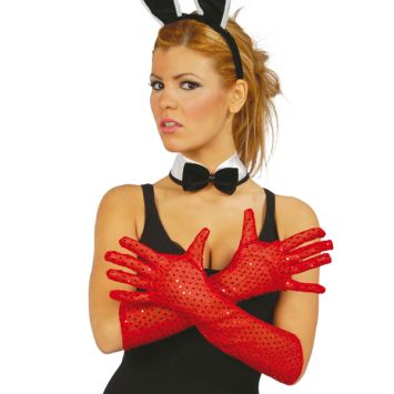 Accessoire Gants de Diablesse Paillettes