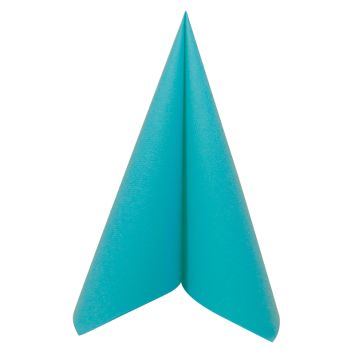 50 Serviettes Voie Sèche - Turquoise