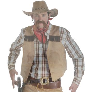 Gilet d'Indien / Cow-Boy Homme - Taille Unique