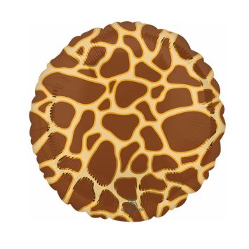 ballon rond helium girafe 43 cm | jourdefete.com
