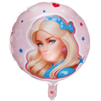 Ballon en aluminium arrondi - Diamètre 45 cm - Collection Girly