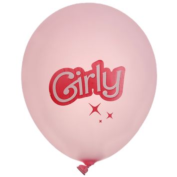Ballons en latex rose Girly | jourdefete.com