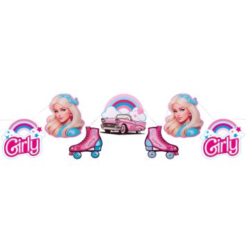 Banderole de 7 fanions - 3 m - Collection Girly