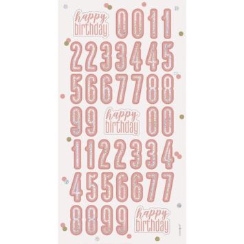 Poids à Ballons Personnalisable - Glitz Rose Gold 