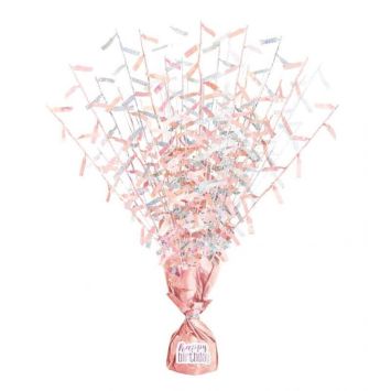 poids-rose-gold-glitz-ballons-personnalisable | jourdefete.com